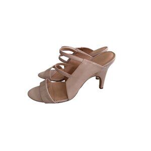 HALSTON HERITAGE Beige Nude Sandals Heels Size 10
